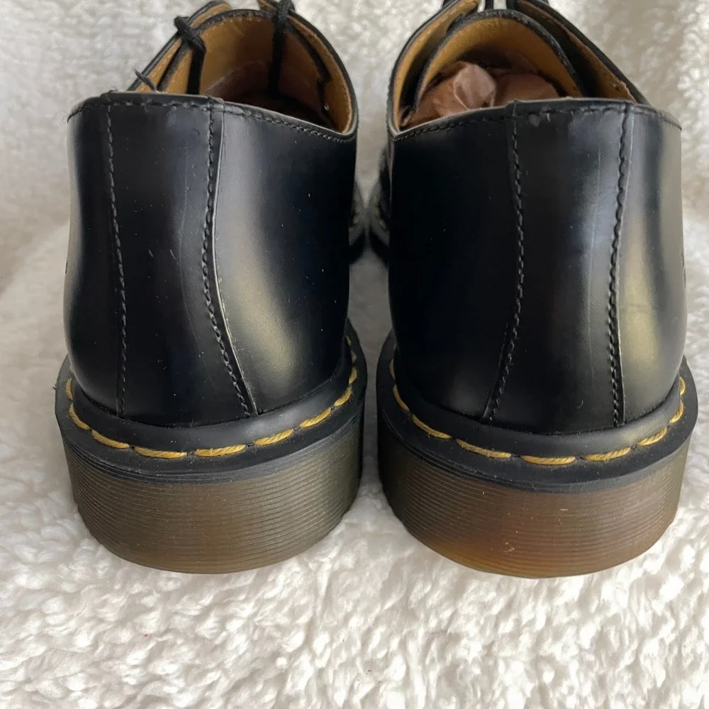 Dr. Martens Vegan Leather Mens Size 13 1461 Oxford Shoes Black READ